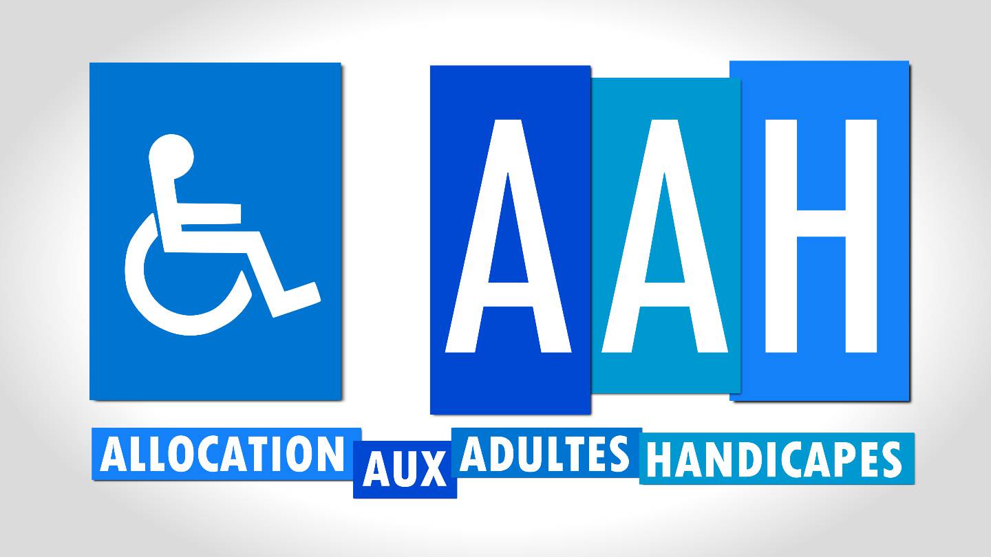 Logo AAH - Allocation Adultes Handicapés.